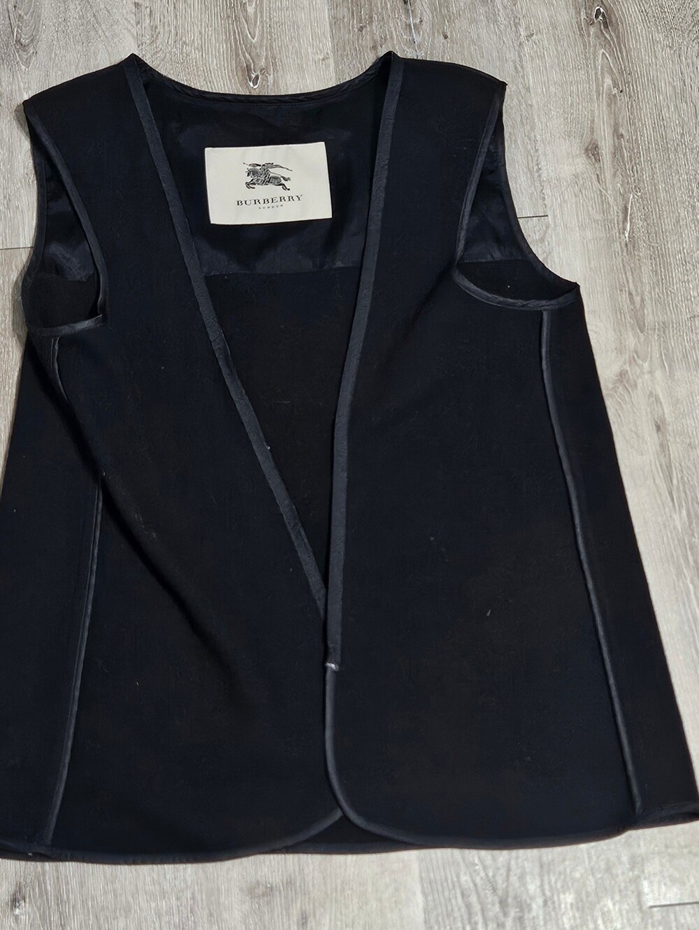 Burberry Wool Liner Trench Insert Black Size L